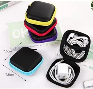 Phone Storage Bag HARD EVA SHELL PORTABLE CASE BOX Headset Earphone Earbud Pouch - Picture 1 of 22