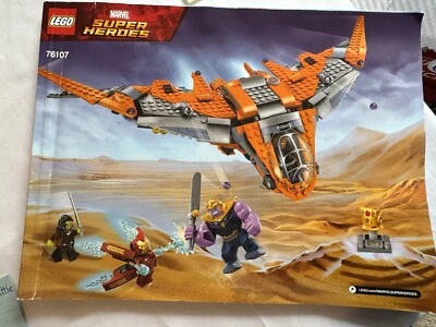 Lego Marvel Super Heroes 2 Sets 76107 & 76102 Manuals Included 95% Complete - Image 1 of 4