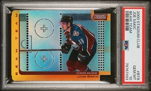 2000-01 Topps Stadium Club Beam Team Joe Sakic /500 PSA 10 Pop 2 - Picture 1 of 2