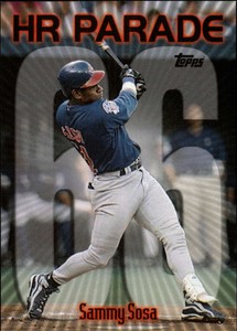 2019 Topps Throwback Thursday Baseball #274 Sammy Sosa Chicago Cubs  1999 Topps 