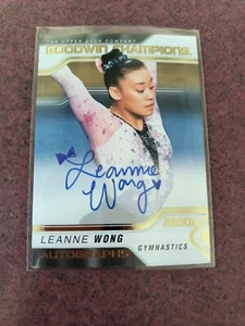 2023 Upper Deck Goodwin Champions Leanne Wong Rookie AUTO - Picture 1 of 1
