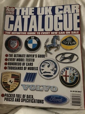 FIRST EDITION The UK Car Catalogue Auto Express Magazine 1998 Volume One - Image 1 of 4