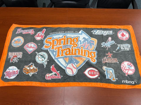 Vintage Baseball Spring Training Beach Towel Grapefruit League FL 27" X 57" 201 Cover