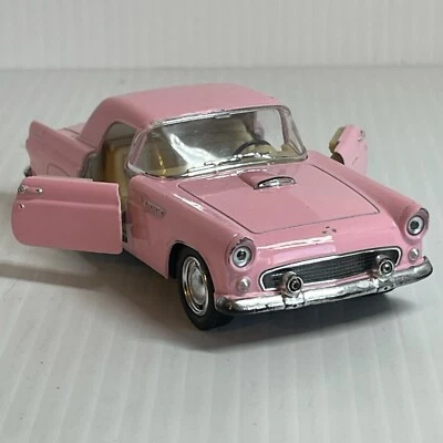 Ford Thunderbird 1955 Kinsmart rosa escala 1/36 diecast Foto 1 de 4
