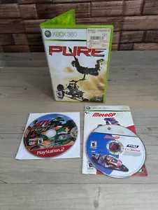 Microsoft Xbox 360 3 Juego Carreras Lote Pure MotoGP 07 y ATV Offroad Fury - Imagen 1 de 13