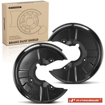 Protector antipolvo de freno trasero derecho y derecho A-Premium 2 piezas para Audi A4 2002 2003-2006 Foto 1 de 4