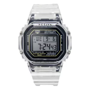 Invicta Unisex Watch Activa Alarm Analog-Digital Dial White Strap ACW424-004 - Picture 1 of 6