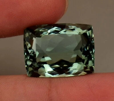 Natural Mozambique Green Tourmaline 20.55 Ct Cushion Cut Loose Gemstone TREATED - Image 1 of 4