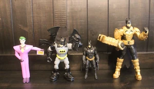Batman Action Figure Lot Gold & Black Armor Power Attack Hero World Dark Knight - Picture 1 of 10