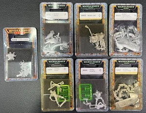 Warhammer 40K Necron Blisters Multi-Listing Sealed NIB Metal Pewter Vintage Rare - Picture 1 of 16