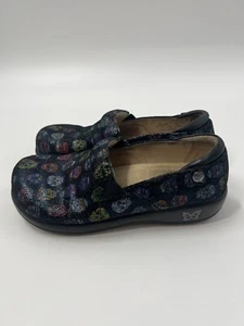 Alegria Women Shoes Dottie Sugar Skulls EUR 38 Pro Loafer Pre Owned - Picture 1 of 5