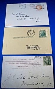 WERBEPOSTKARTEN - VEREINIGTE STAATEN 1917-92 - LOT VON 9 GEBRAUCHTEN - Bild 1 von 6