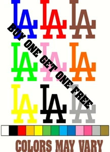 (2) LA Dodgers Logo MLB Decal Stickers Vinyl FUN FREE SHIPPING - Picture 1 of 3