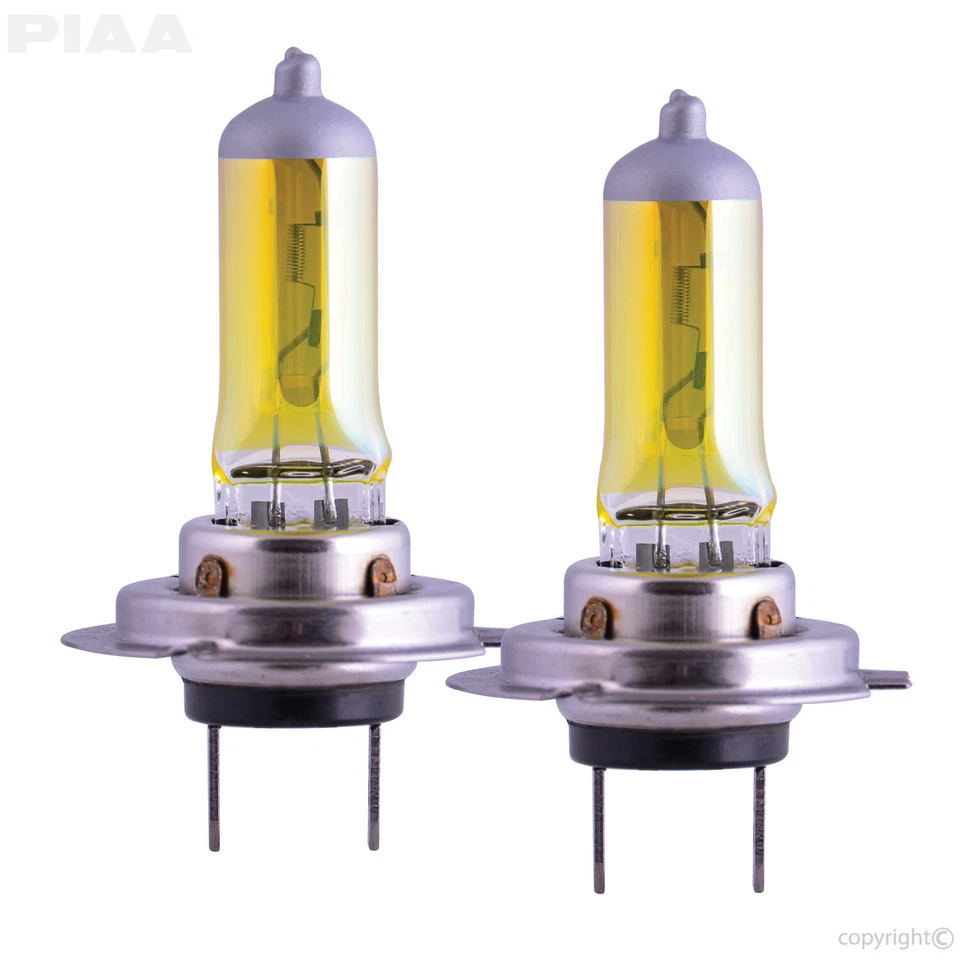 PIAA 22-13407 H7 Solar Amarillo Paquete Doble - 2500K - 12V 55W Foto 1 de 1