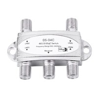 DISEQC SWITCH - SWITCH 4 X 1 HIGH PERFORMANCE FOR UP TO 4 ANTENNAS. SAT X5R4