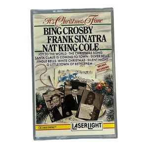 It's Christmas Time Crosby Sinatra Cole Album Cassette Tape Vintage Case 79 026 - Imagen 1 de 3