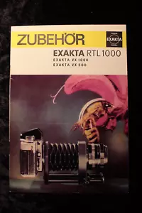Istruzioni per l'uso manuali accessori Exakta RTL 1000 (S01) - Foto 1 di 5