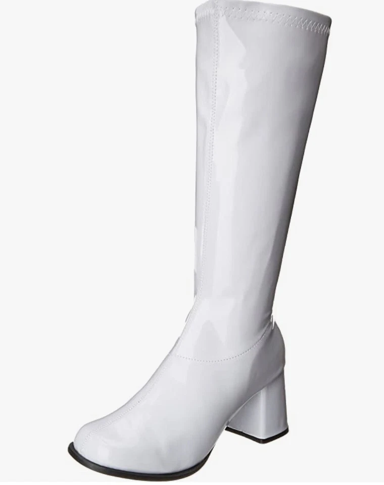 Botas Gogo (Brancas) Adultas tamanho 10 Novas (caixa aberta, nunca usadas) - Imagem 1 de 4