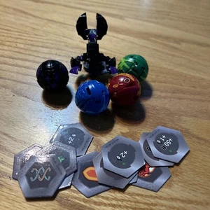 Lot Of 5 Bakugan Brawlers And Small Cards - Picture 1 of 2