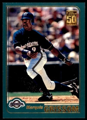 2001 TOPPS #38 MARQUIS GRISSOM MILWAUKEE BREWERS - Image 1 of 2