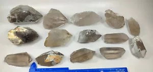 14 Stck. Quarz Kristall Punkte Zauberstab von Skardu/Pakistan Kristalle Heilung Reiki - Bild 1 von 10