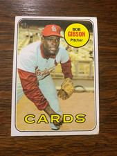 1969 TOPPS BOB GIBSON CARD #200 - ST. LOUIS CARDINALS