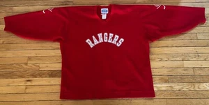 Vintage 80s-90s NY Rangers #12 Worn/Used Practice Jersey size 56 Gerry Cosby CCM - Picture 1 of 10