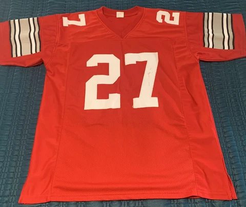 Unsigned Eddie George Custom Sewn Stitched Football Jersey XL Pre-Owned Cover