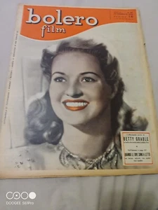 Bolero Film (Italy)January. 23 1949 Betty Grable on front - Picture 1 of 3