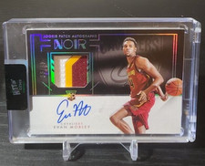 2021 Panini Noir EVAN MOBLEY Rookie Patch On Card Auto RPA RC #/99