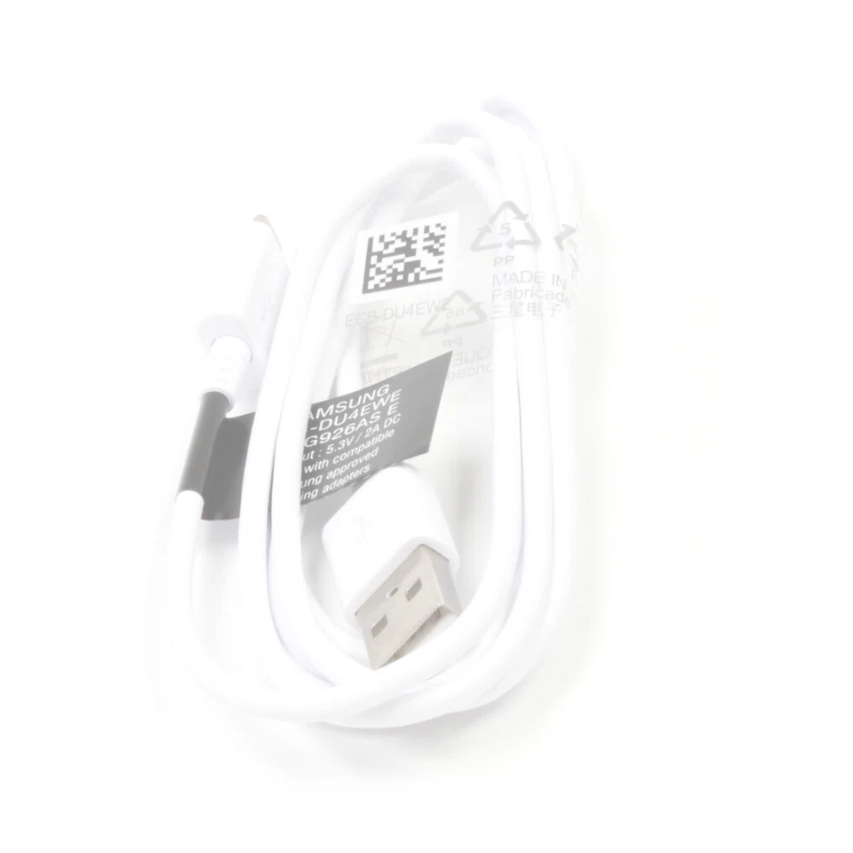 CABLE DATA SAMSUNG MICRO USB ECB-DU4ABE BLANC - Photo 1/1