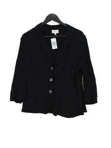 Ghost Women's Blazer UK 16 Black 100% Viscose Overcoat - Picture 1 of 6