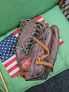 Rawlings S1275FB 12 3/4 Inch Baseball Glove RHT Brown Trap Eze Pro Design - Picture 1 of 7