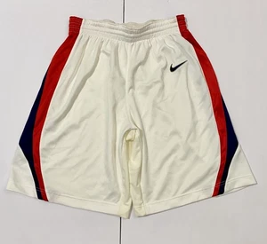 Y2K Nike Team USA Clippers Shorts M 34 +2 Made in USA NBA Weiß Rot Blau - Bild 1 von 5