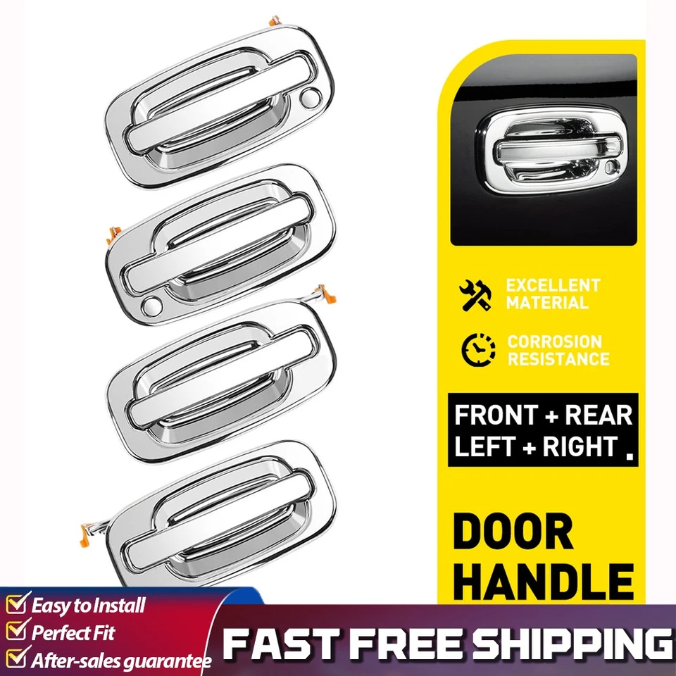 Juego de manijas exteriores de 4 puertas para Chevrolet Silverado 2500 HD Classic 2007-2007 Foto 1 de 4