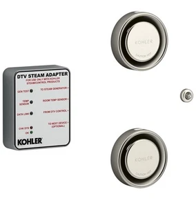 KOHLER K-5549-K1-BN DTV+ Tandem Steam Adapter Kit, Vibrant Brushed Nickel - New - Picture 1 of 6