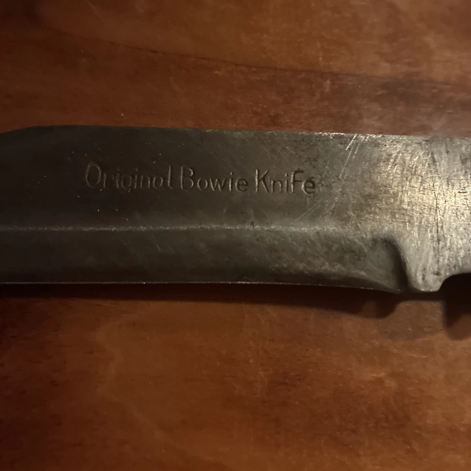 Vintage Original Bowie Knife With Sheath.  Great Shape For It’s Age. - Image 1 of 4