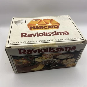 Vintage Marcato Raviolissima Pasta Ravioli Maker Attachment Made In Italy - Picture 1 of 10