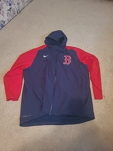 Nike Therma Fit Boston Red Sox Size XXXL Zippered Hooded Jacket S000104 - Picture 1 of 3