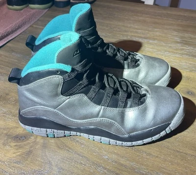 Nike Air Jordan 10 X Retro 30th BG Lady Liberty Dust Gold Sz6 Youth Metallic ￼ - Image 1 of 4