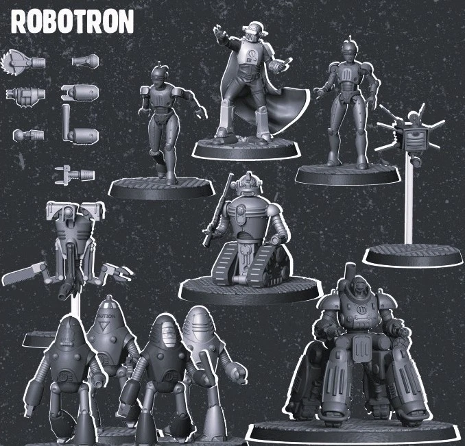 Fallout: Wasteland Warfare - Asaltores y protectores - Modelos impresos en 3D proxy Foto 1 de 1