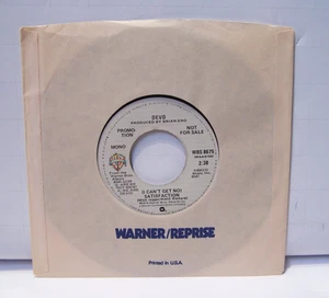 45 RPM  DEVO (I Can't Get No) Satisfaction 1978 Warner Brothers Promo  Rock NM! - Picture 1 of 4