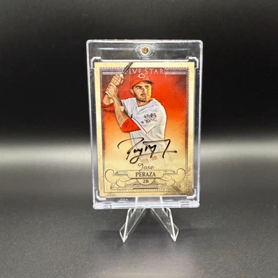 2016 Topps Five Star Auto Jose Peraza On Card Auto #FSA-JPE - Image 1 of 2