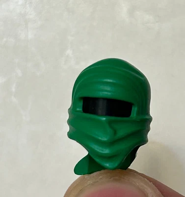 Minifigura Lego verde muy rara, casco Ninja Wrap 30177 Foto 1 de 4