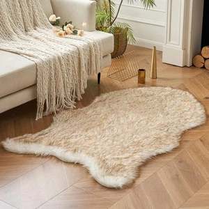 MIULEE 3x5 Feet Faux Fur Sheepskin Rug, Luxury Fluffy Area Rugs - Super Soft ... - Picture 1 of 7