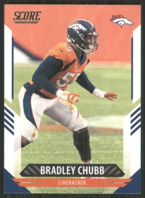 2021 Score #222 Bradley Chubb Denver Broncos 3030 - Image 1 of 2