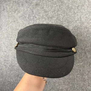 Accsa schwarz Geigermütze Damenbekleidung Kappe Matrosenstil Outfit Accessoire - Bild 1 von 8