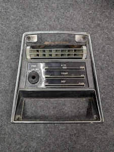 Datsun 240Z Radio Bezel / Climate Temp Control Surround Used OEM 70 71 72 - Picture 1 of 9