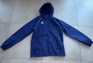 adidas Core 18 Regenjacke mit Kapuze blau Herren Jacke Gr. M NEU - Bild 1 von 3