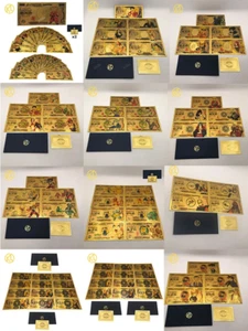 Billets dorés MANGAS ONE PIECE NARUTO DEMON SLAYER HUNTER TITANS Jojo Bleach...